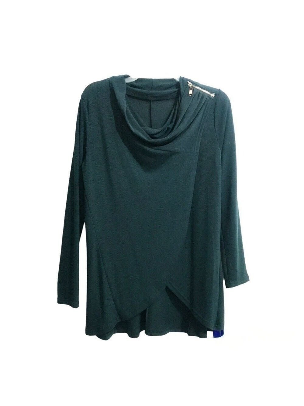 APRICOT Long Sleeve Cowl Neck Crossover Long Sleeve Tunic
